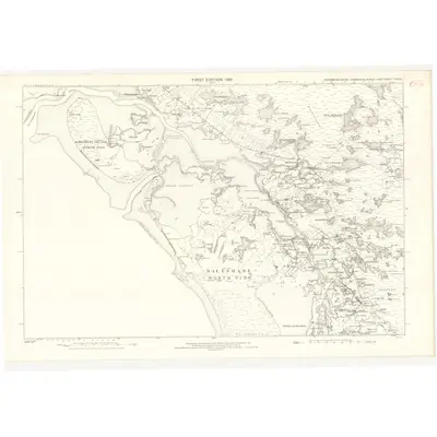 1876 Map of Inverness-shire (Hebrides), Sheet XXXIX, 1881 Print
