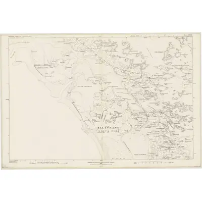 1876 Map of Inverness-shire (Hebrides), Sheet XXXIX, 1881 Print