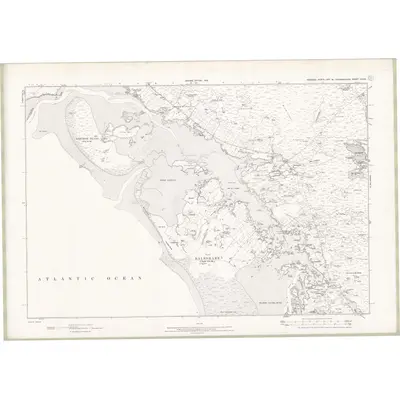 1901 Map of Inverness-shire - Hebrides Sheet XXXIX, 1904 Print