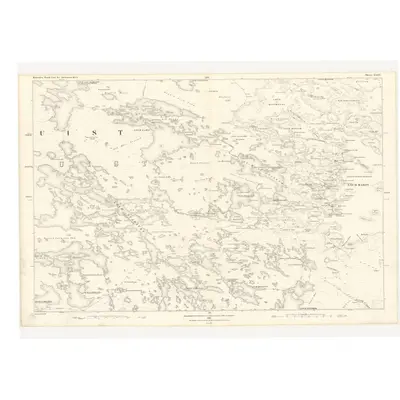 1878 Map of Inverness-shire (Hebrides), Sheet XXXV, 1882 Print