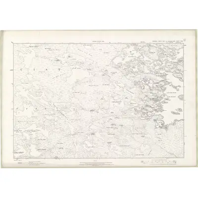 1901 Map of Inverness-shire - Hebrides Sheet XXXV, 1903 Print