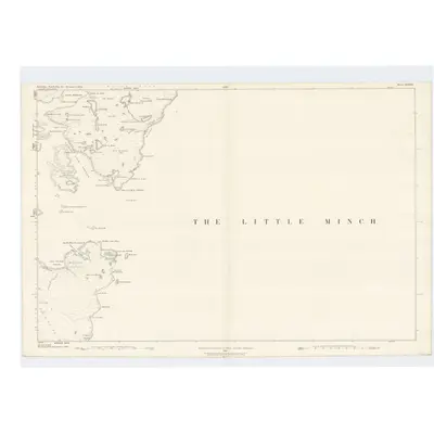 1878 Map of Inverness-shire (Hebrides), Sheet XXXVI, 1881 Print