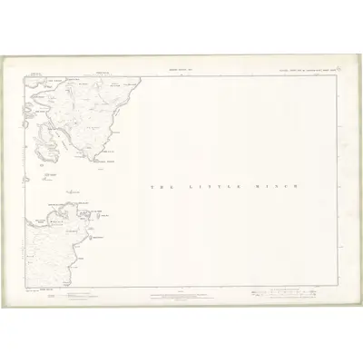 1901 Map of Inverness-shire - Hebrides Sheet XXXVI, 1903 Print