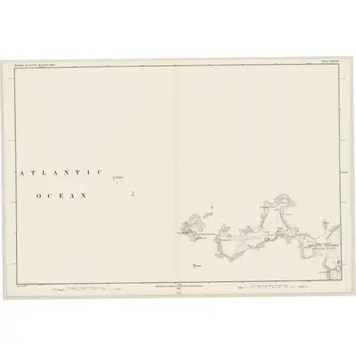 1878 Map of Inverness-shire (Hebrides), Sheet XXXVII, 1881 Print