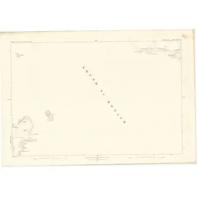 1878 Map of Inverness-shire (Hebrides), Sheet XXXVIII, 1881 Print