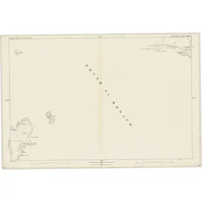 1878 Map of Inverness-shire (Hebrides), Sheet XXXVIII, 1881 Print