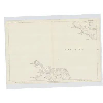 1877 Map of Inverness-shire (Island of Eigg) and Argyllshire (Island of Muck), Sheet LXXII, 1880 Print