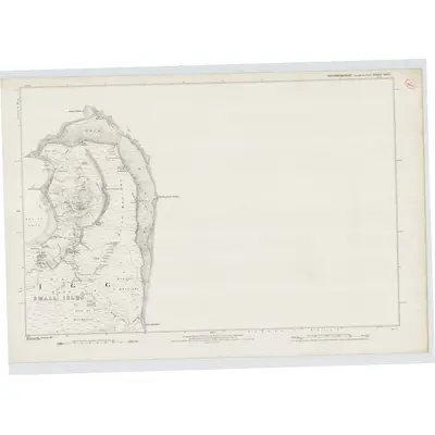 1875 Map of Inverness-shire (Island of Eigg), Sheet LXXI, 1879 Print