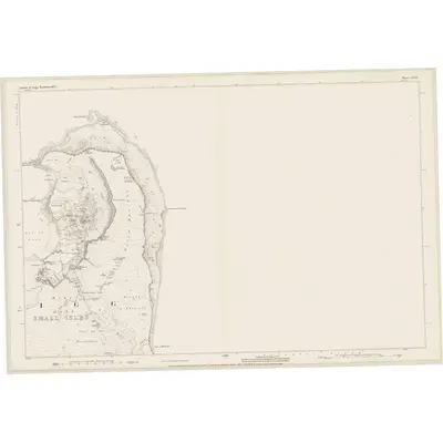 1877 Map of Inverness-shire (Island of Eigg), Sheet LXXI, 1879 Print