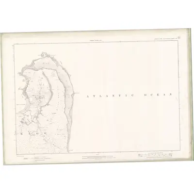 1898 Map of Inverness-shire (Island of Eigg) Sheet LXXI, 1903 Print
