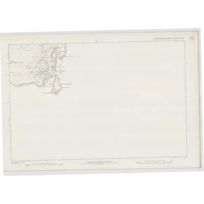 1875 Map of Inverness-shire (Island of Eigg), Sheet LXXIII, 1880 Print
