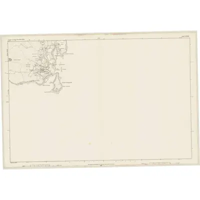 1877 Map of Inverness-shire (Island of Eigg), Sheet LXXIII, 1880 Print