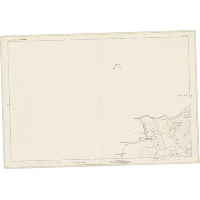 1875 Map of Inverness-shire (Isle of Skye), Sheet III, 1878 Print