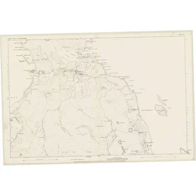 1875 Map of Inverness-shire (Isle of Skye), Sheet IV & IVA, 1878 Print