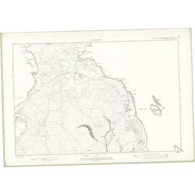 1901 Map of Inverness-shire - Isle of Skye Sheet IV & IVa, 1904 Print