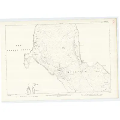 1875 Map of Inverness-shire (Isle of Skye), Sheet IX, 1880 Print