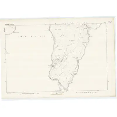 1877 Map of Inverness-shire (Isle of Skye), Sheet L, 1881 Print