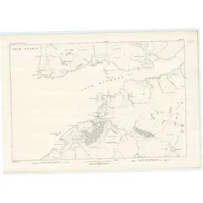 1876 Map of Inverness-shire (Isle of Skye), Sheet LI, 1881 Print