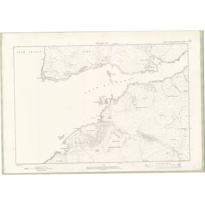 1901 Map of Inverness-shire - Isle of Skye Sheet LI, 1903 Print