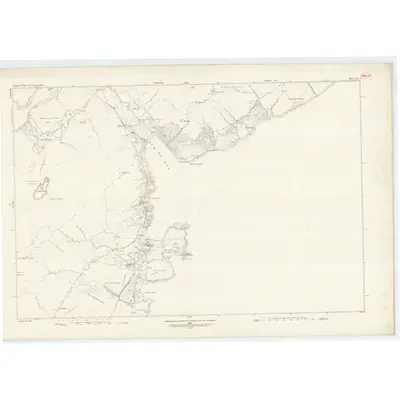 1876 Map of Inverness-shire (Isle of Skye), Sheet LII, 1881 Print