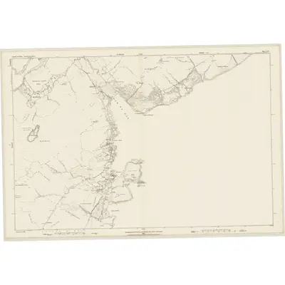 1876 Map of Inverness-shire (Isle of Skye), Sheet LII, 1881 Print