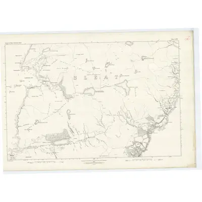 1876 Map of Inverness-shire (Isle of Skye), Sheet LVII, 1882 Print