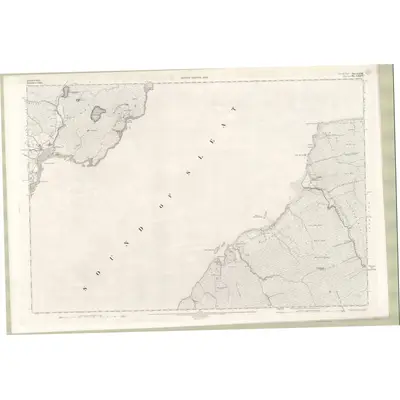 1901 Map of Inverness-shire - Isle of Skye Sheet LVIII, 1904 Print
