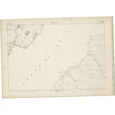 1901 Map of Inverness-shire - Isle of Skye Sheet LVIII, 1942 Print