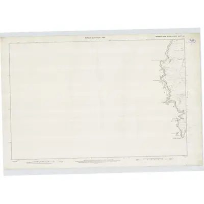 1875 Map of Inverness-shire (Isle of Skye), Sheet LXII, 1881 Print