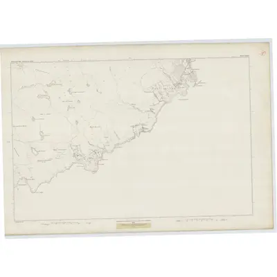 1876 Map of Inverness-shire (Isle of Skye), Sheet LXIII, 1881 Print