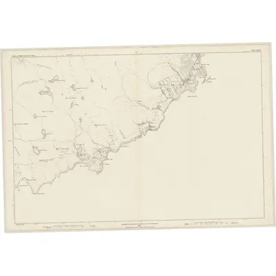1876 Map of Inverness-shire (Isle of Skye), Sheet LXIII, 1881 Print