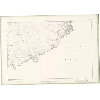 1901 Map of Inverness-shire - Isle of Skye Sheet LXIII, 1903 Print