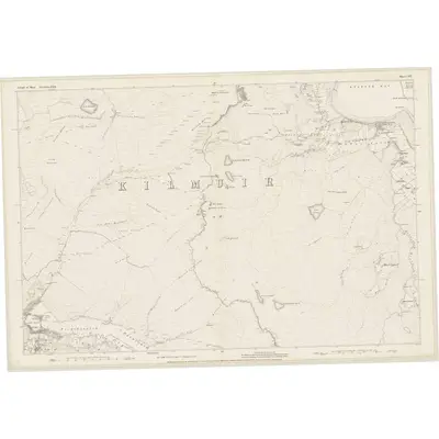 1875 Map of Inverness-shire (Isle of Skye), Sheet VII, 1879 Print