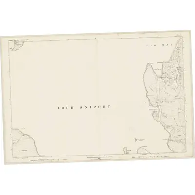 1875 Map of Inverness-shire (Isle of Skye), Sheet X, 1880 Print
