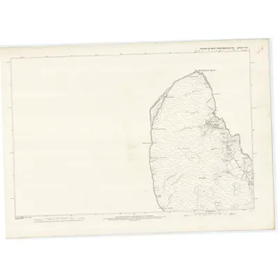 1875 Map of Inverness-shire (Isle of Skye), Sheet XIV, 1880 Print