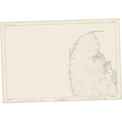 1875 Map of Inverness-shire (Isle of Skye), Sheet XIV, 1880 Print