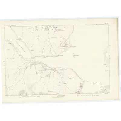 1876 Map of Inverness-shire (Isle of Skye), Sheet XL, 1881 Print