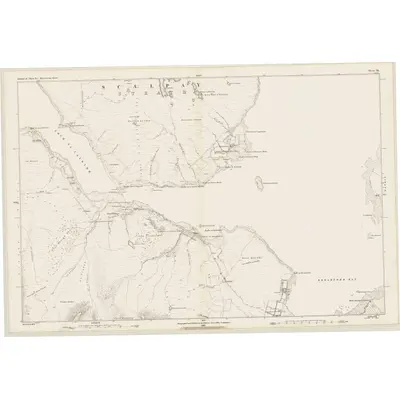 1876 Map of Inverness-shire (Isle of Skye), Sheet XL, 1881 Print