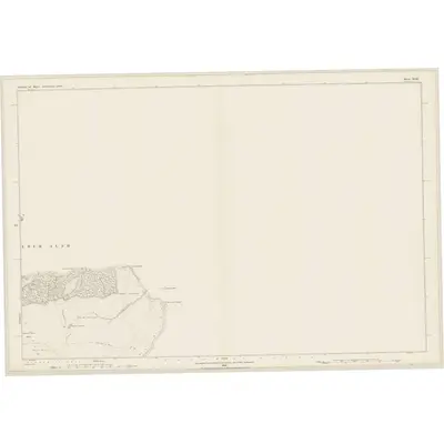 1875 Map of Inverness-shire (Isle of Skye), Sheet XLII, 1880 Print