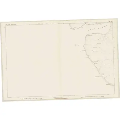 1877 Map of Inverness-shire (Isle of Skye), Sheet XLIII, 1881 Print