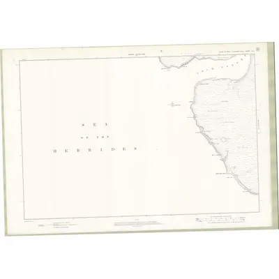 1901 Map of Inverness-shire - Isle of Skye Sheet XLIII, 1903 Print