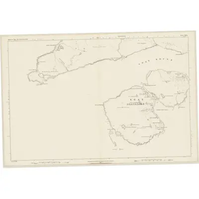 1877 Map of Inverness-shire (Isle of Skye), Sheet XLIX, 1881 Print