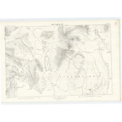 1875 Map of Inverness-shire (Isle of Skye), Sheet XLV, 1881 Print