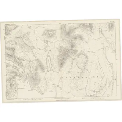 1875 Map of Inverness-shire (Isle of Skye), Sheet XLV, 1881 Print