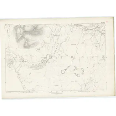 1876 Map of Inverness-shire (Isle of Skye), Sheet XLVI, 1881 Print