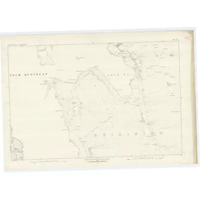 1877 Map of Inverness-shire (Isle of Skye), Sheet XV, 1880 Print