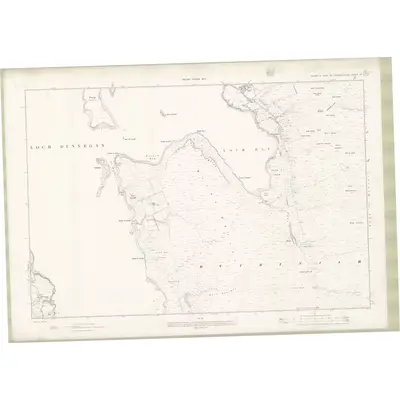 1901 Map of Inverness-shire - Isle of Skye Sheet XV, 1904 Print