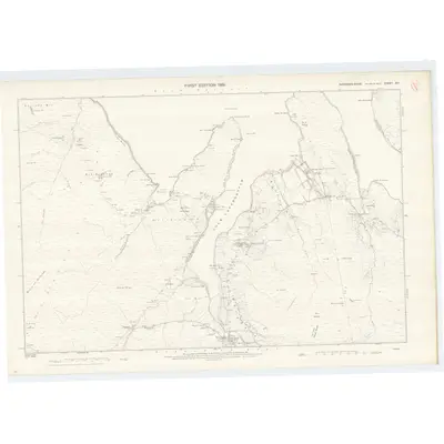 1875 Map of Inverness-shire (Isle of Skye), Sheet XVI, 1881 Print