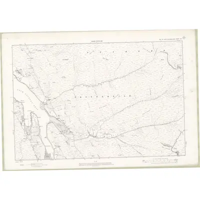 1901 Map of Inverness-shire - Isle of Skye Sheet XVII, 1903 Print