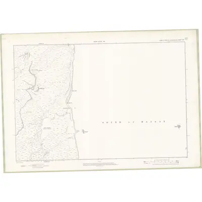 1901 Map of Inverness-shire - Isle of Skye Sheet XVIII, 1903 Print